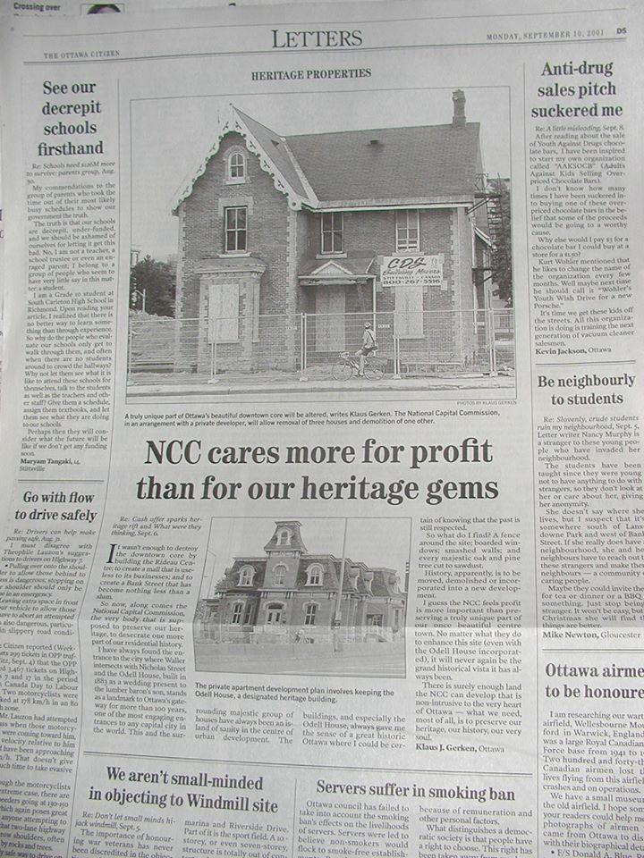 Managed to save two old heritage homes thanks to Kurt Johnson.